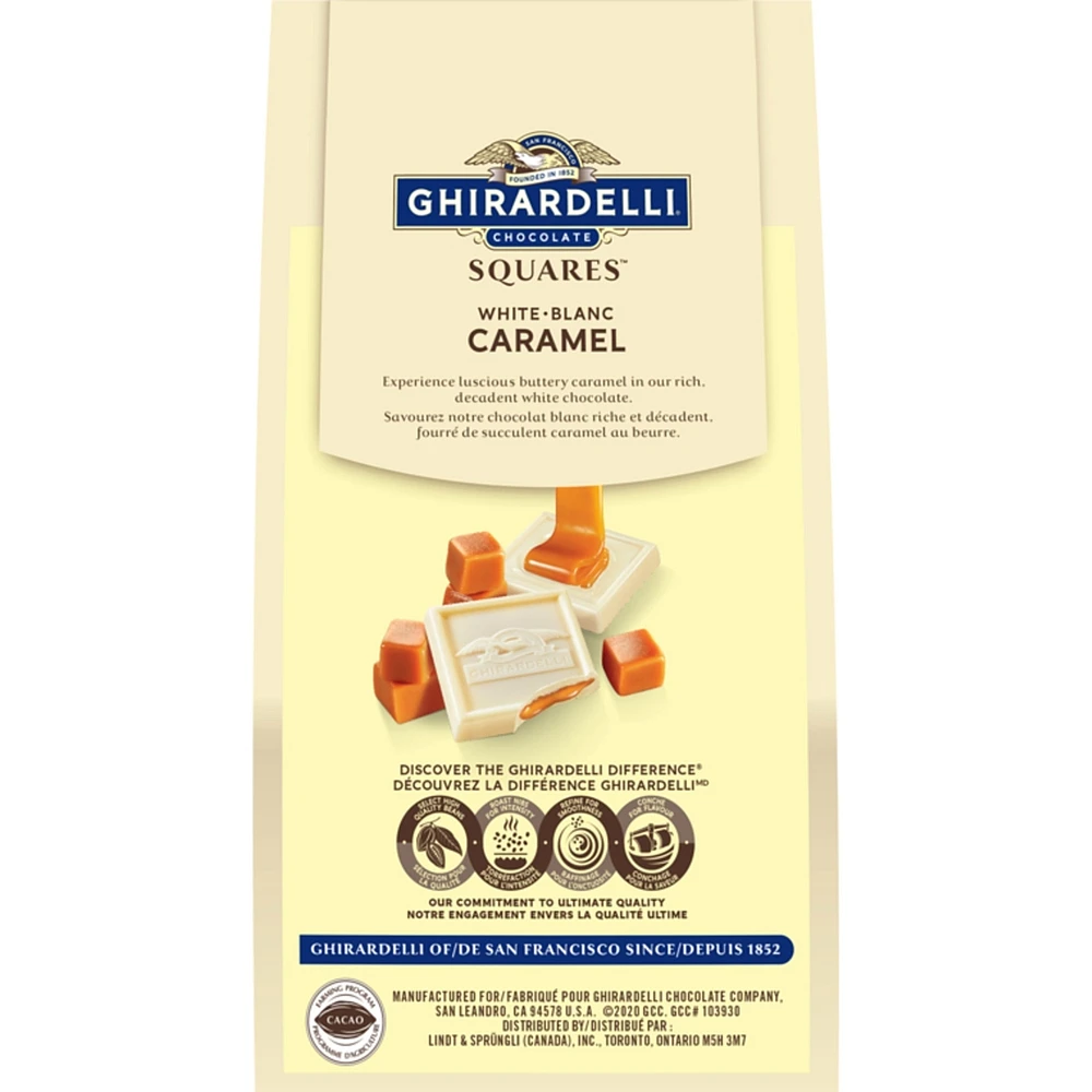 Caramel White Chocolate Squares Bag
