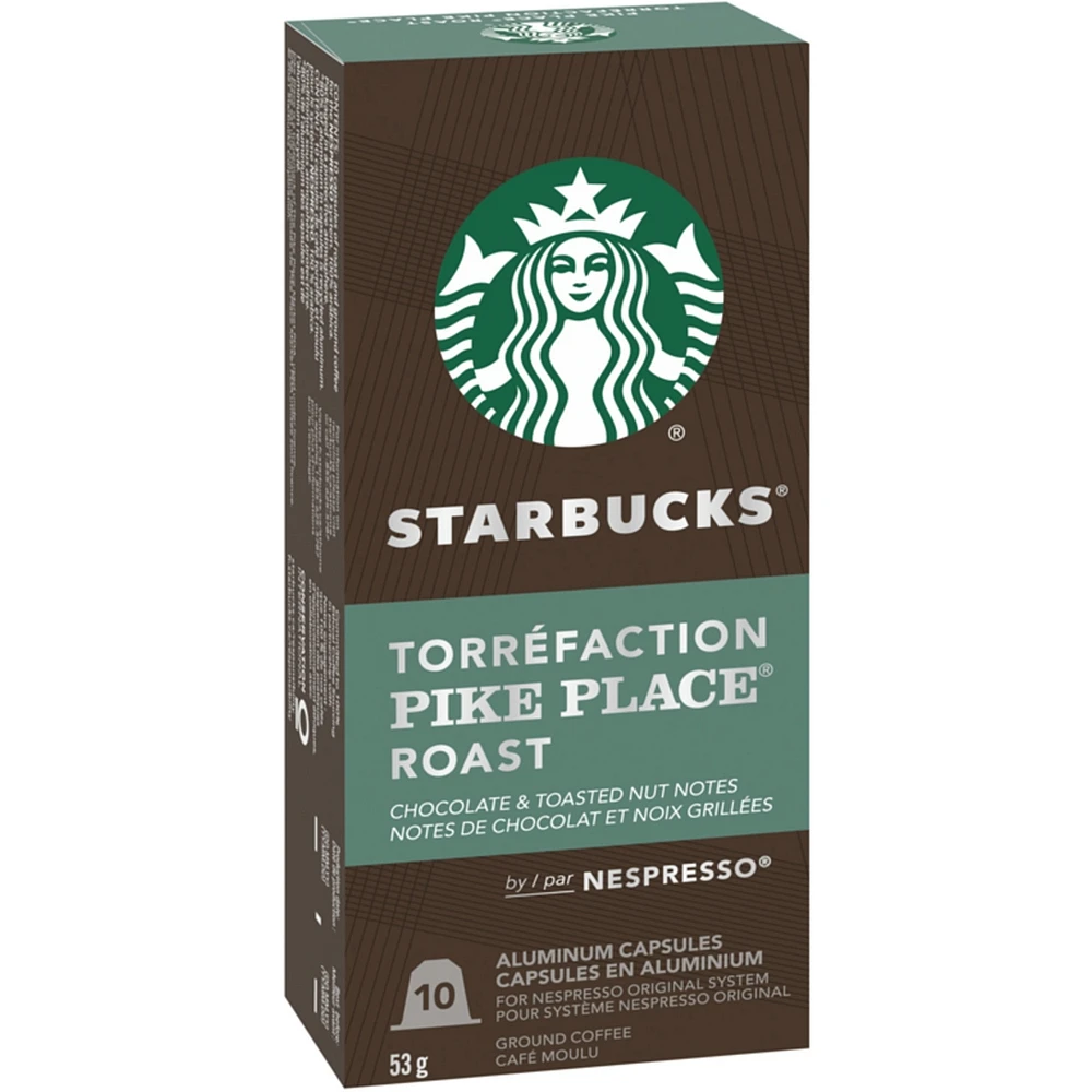 Sbux Nespresso Pike Place 53G