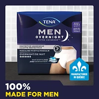 Men Overnight Extra Coverage Incontinence Underwear