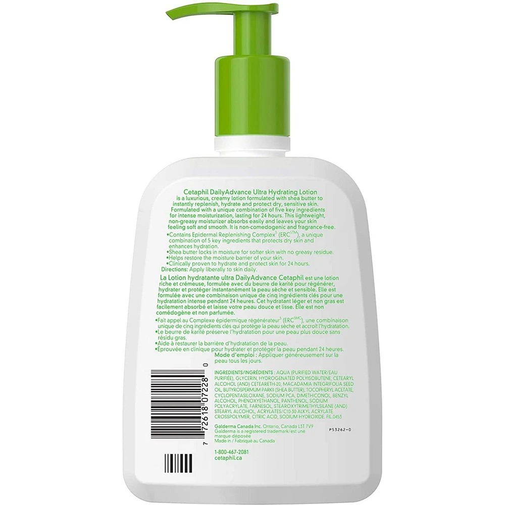 Daily Advance Lotion - Ultra Hydrating Body Lotion with Shea Butter for Dry and Sensitive Skin