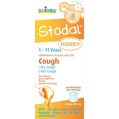 Stodal Miel pour la toux sèche ou la toux grasse
