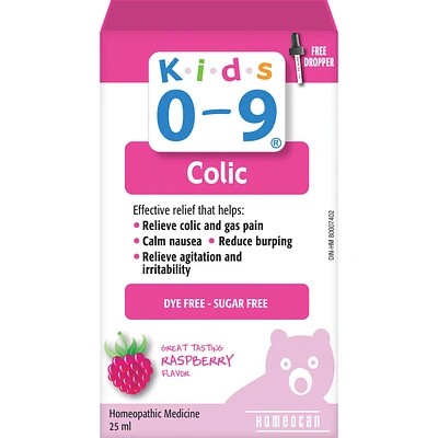 Enfants 0-9 Colique