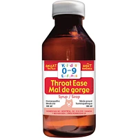 Enfants 0-9 Mal de gorge Sirop