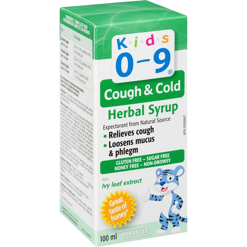 Kids 0-9 Cough & Cold Herbal Syrup