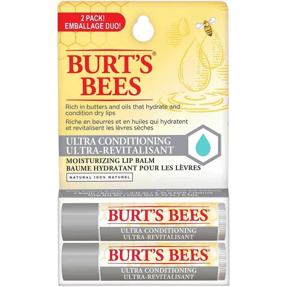 100% Natural Origin Lip Balm, Ultra Conditioning with Kokum Butter