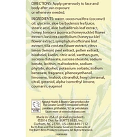 Soin après soleil hule d'aloès et de noix de coco de Burt’s Bees