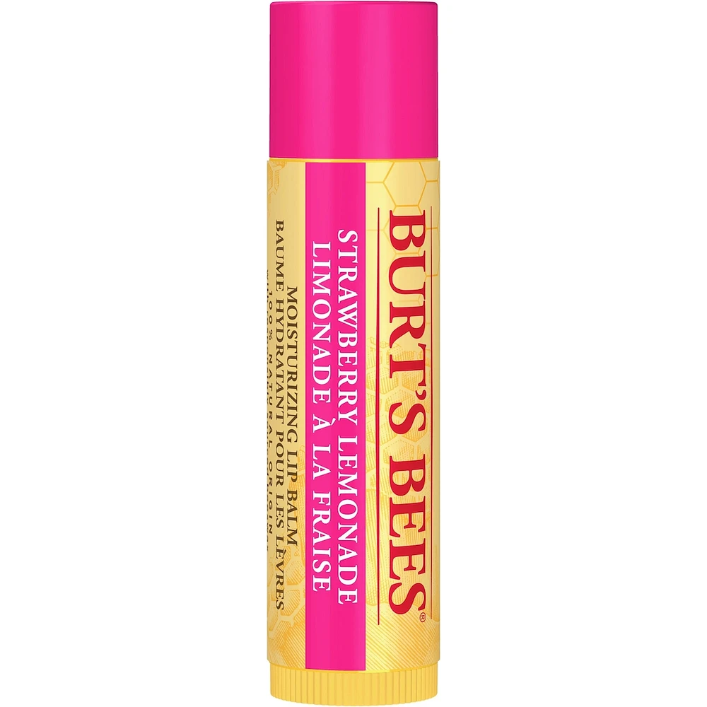 100% Natural Origin Moisturizing Lip Balm, Strawberry Lemonade Lip Balm