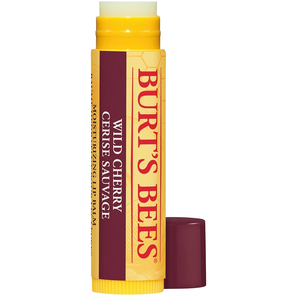 100% Natural Origin Moisturizing Lip Balm, Wild Cherry