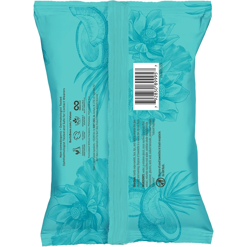 Lingettes démaquillantes micellaires à l’eau de rose