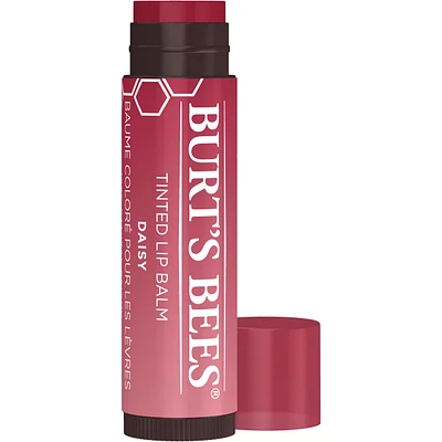 100% Natural Origin Moisturizing Tinted Lip Balm, Daisy with Shea Butter