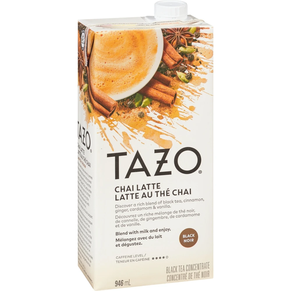 Concentré de thé noir latte au thé chai