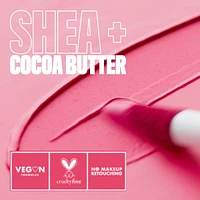 Smooth Whip, Crème à lèvres lisse et mate, Beurre de Cacao Karité, Formule végane