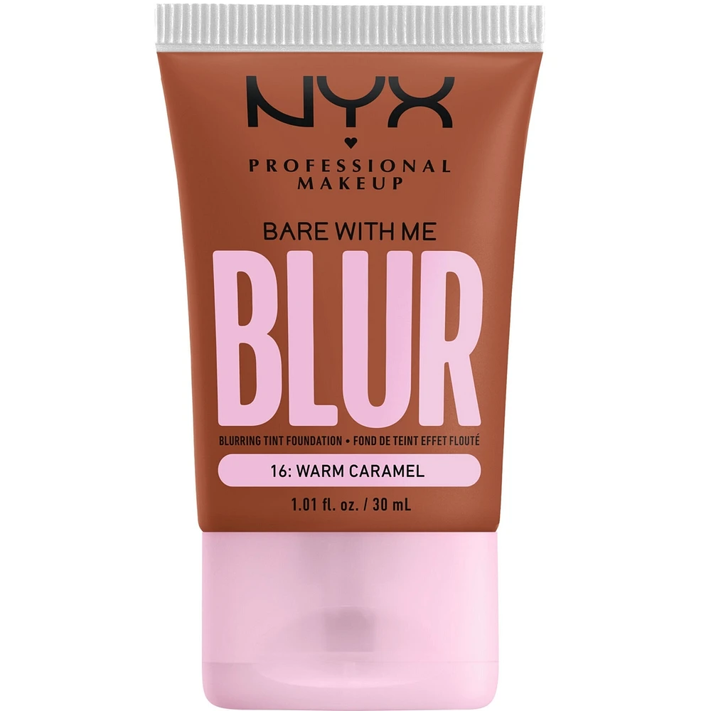 Bare With Me, Tint Foundation, Medium Buildable Coverage, 12h Hydration, Lightweight Matte Finish