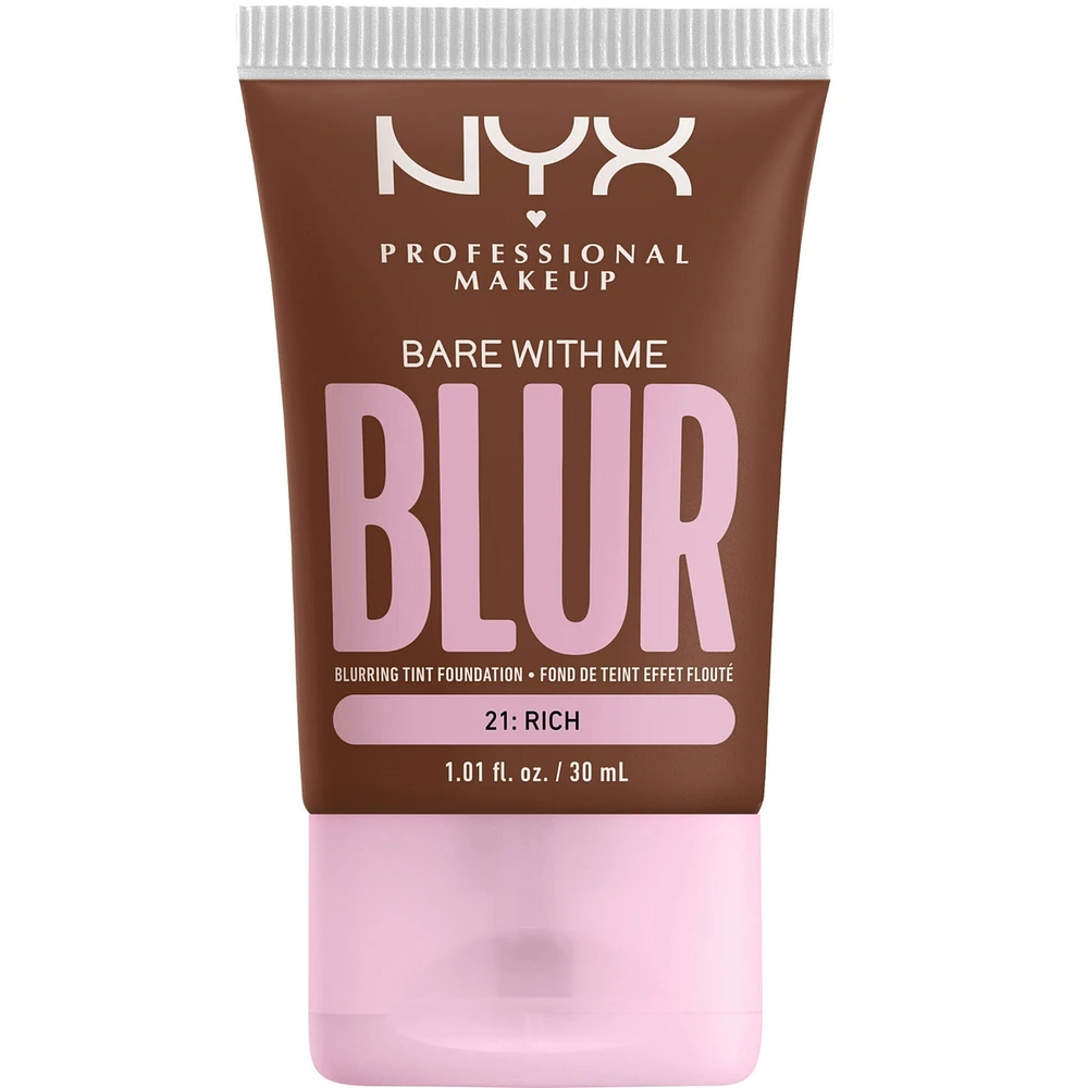 Bare With Me, Tint Foundation, Medium Buildable Coverage, 12h Hydration, Lightweight Matte Finish