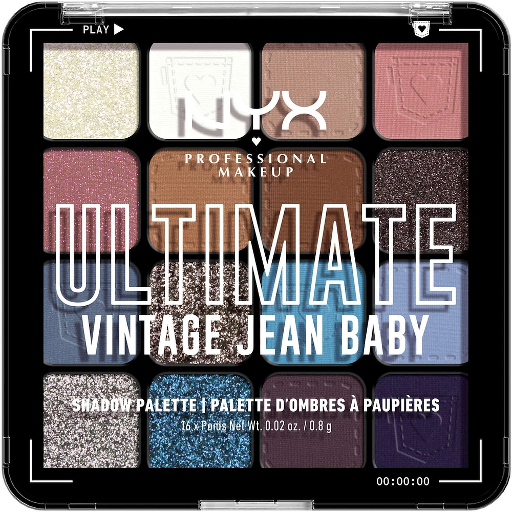 Ultimate Shadow Palette, 16-Shade Eyeshadow Vegan Formula
