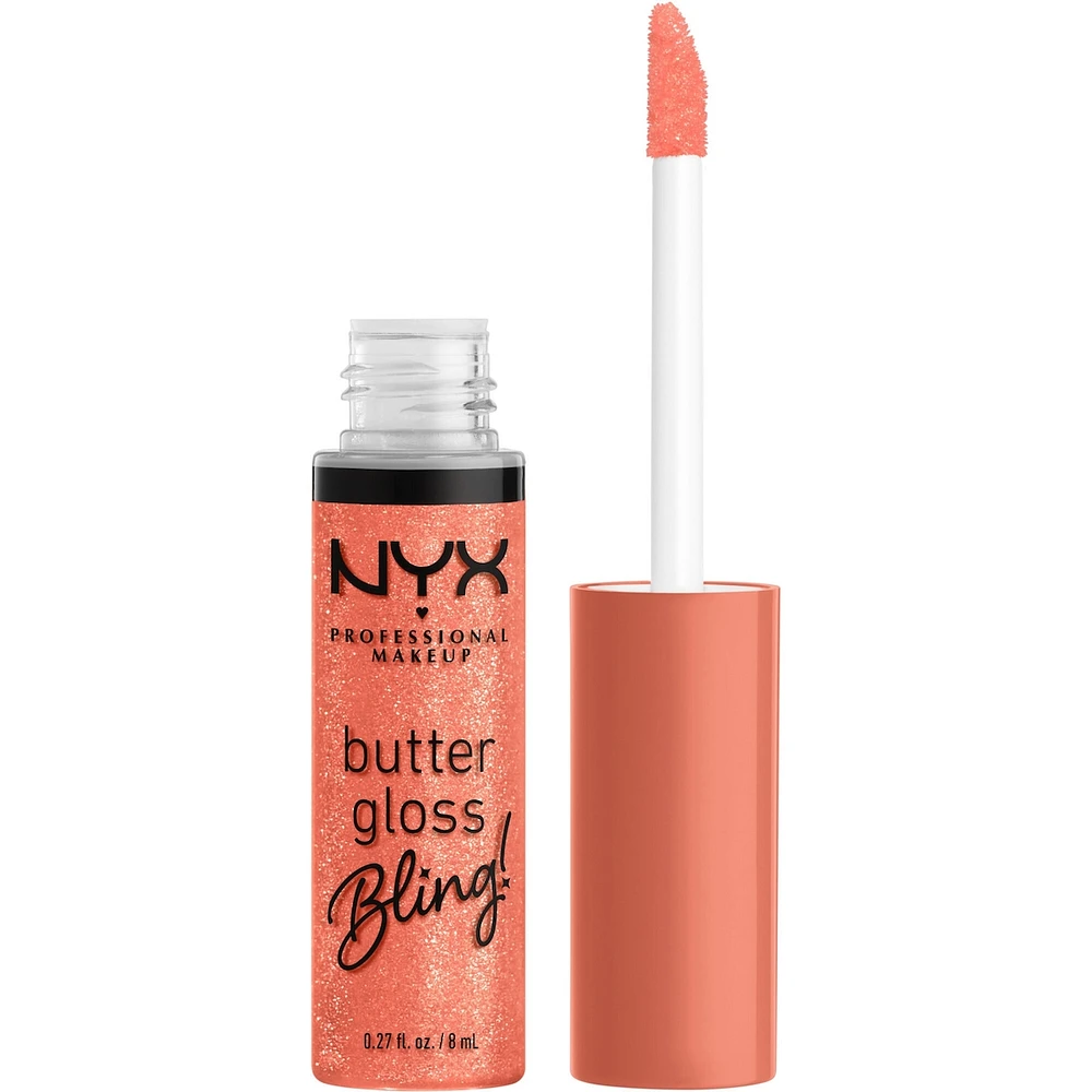 brillant à lèvres scintillant Butter Gloss, non collant, brillance intense, universel