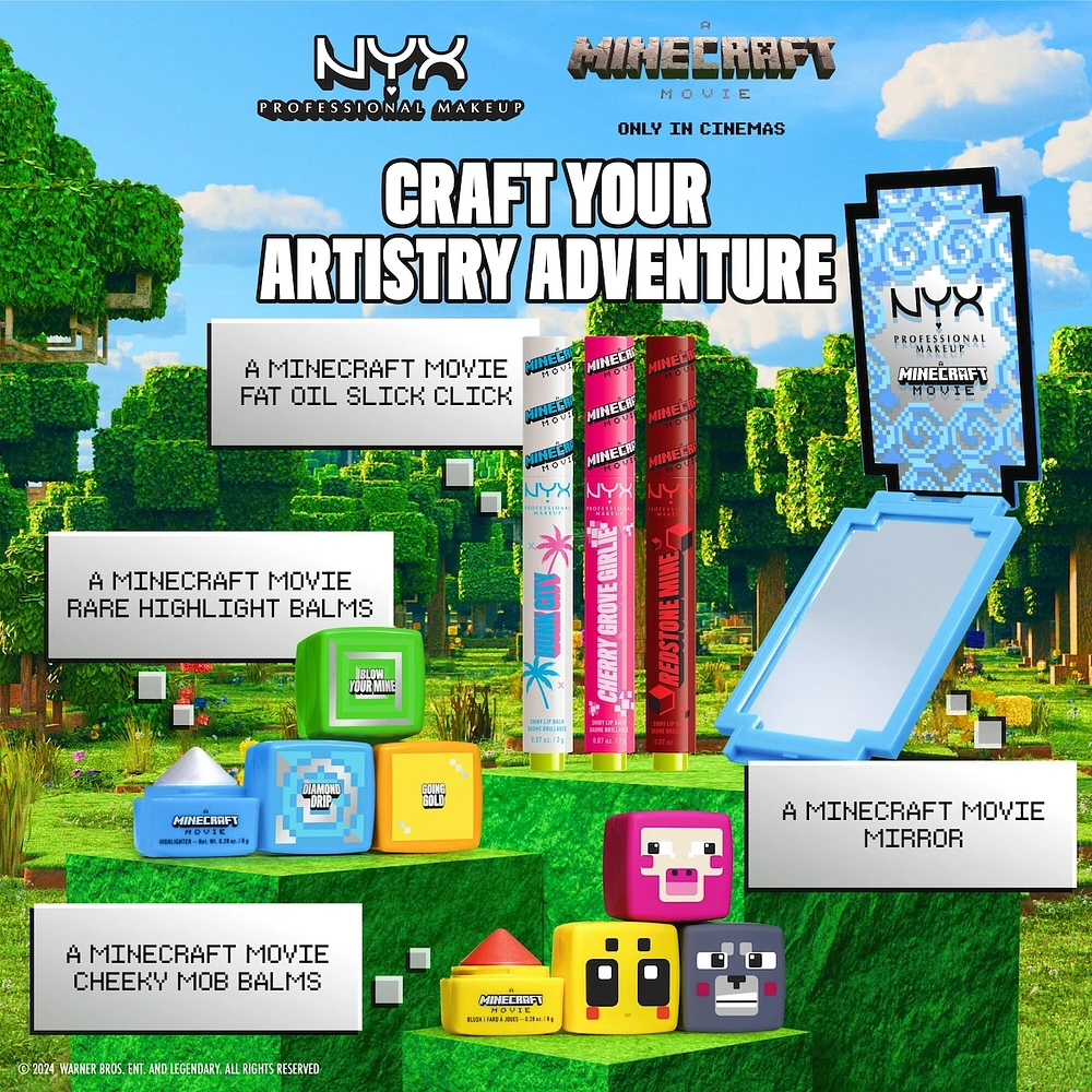 A MINECRAFT MOVIE Rare Highlight Balms