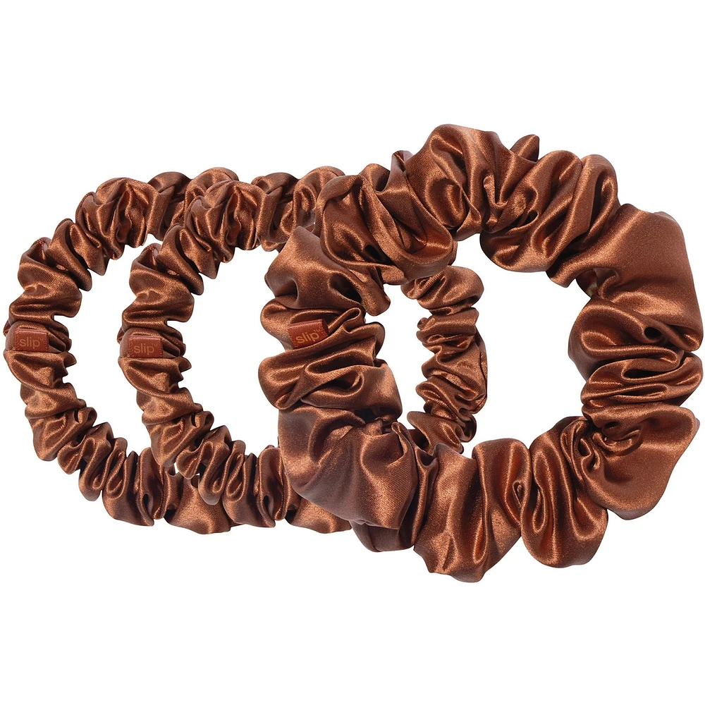 Pure Silk Back To Basics Assorted Scrunchies