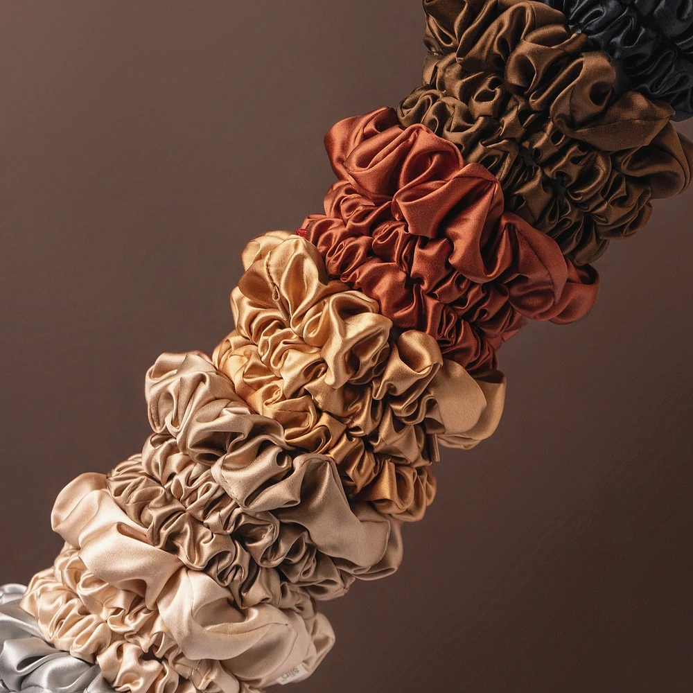 Pure Silk Back To Basics Assorted Scrunchies