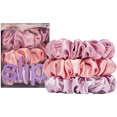 slip pure silk large scrunchies - belleflower