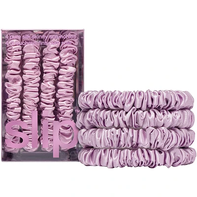 slip pure silk skinny scrunchies - wildflower