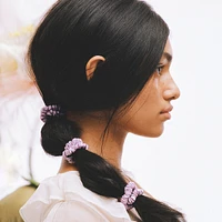 slip pure silk skinny scrunchies - wildflower