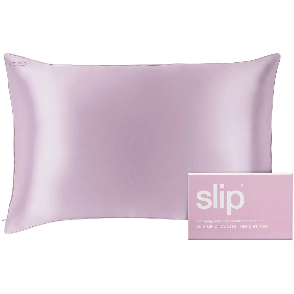 slip pure silk queen pillowcase - wildflower