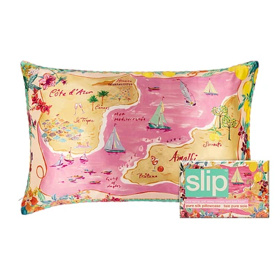 slip taie d'oreiller pure soie queen - beach club