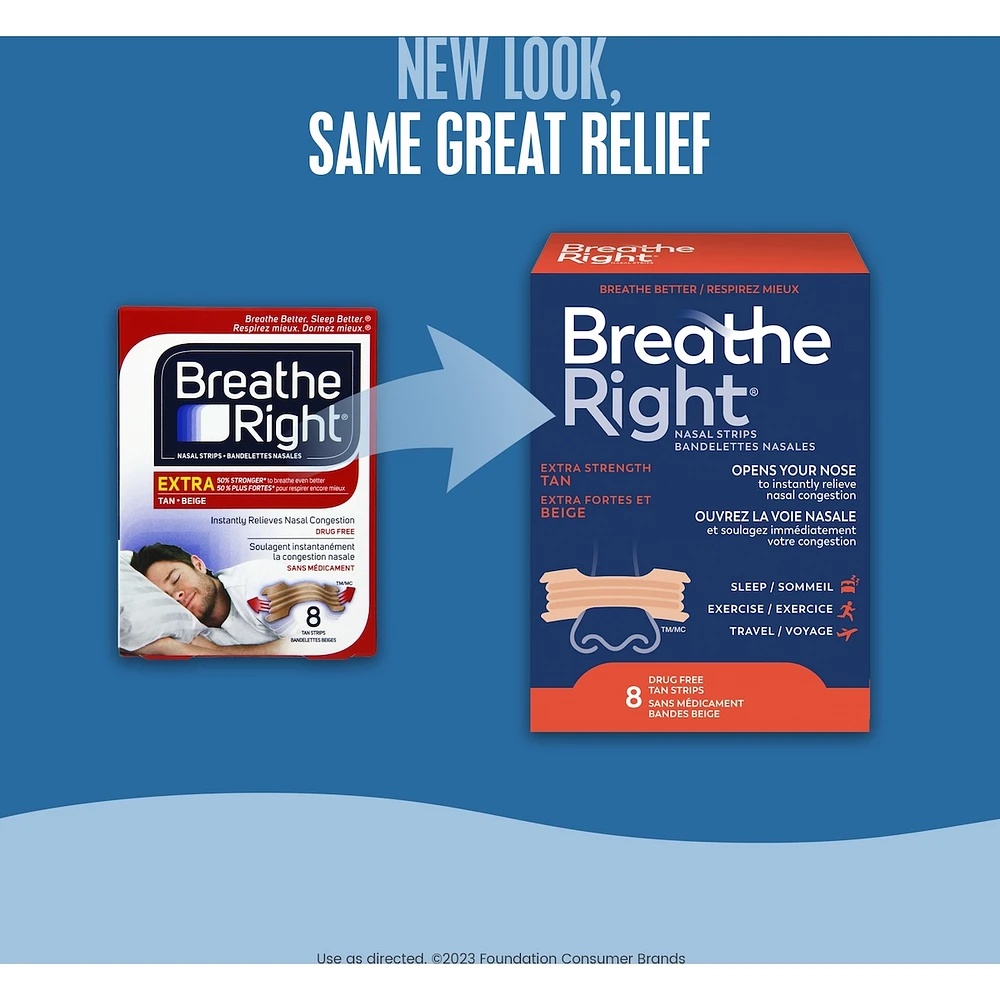 Nasal Strips Extra Strength Tan 8ct