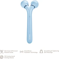 Rouleau Facial Sonique 4-en-1 (Noir)