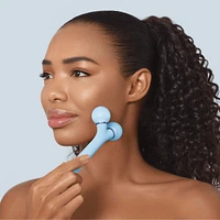 Rouleau Facial Sonique 4-en-1 (Noir)