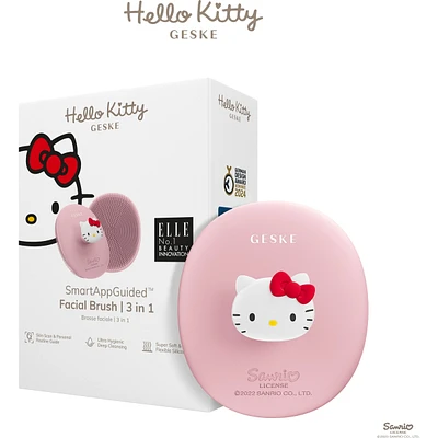 Brosse Faciale Hello Kitty 3-en-1 (Rose)