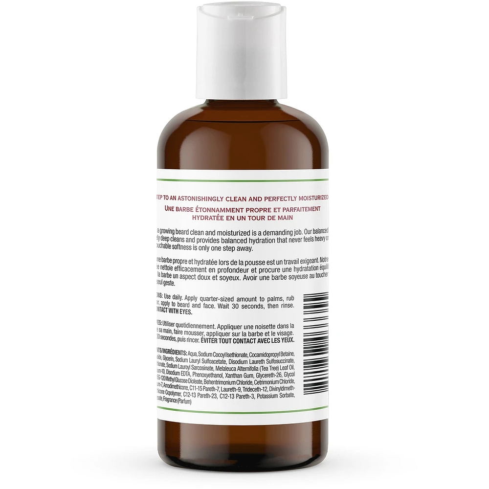 Nettoyant et Adoucissant à barbe 2-en-1 mélange de menthe