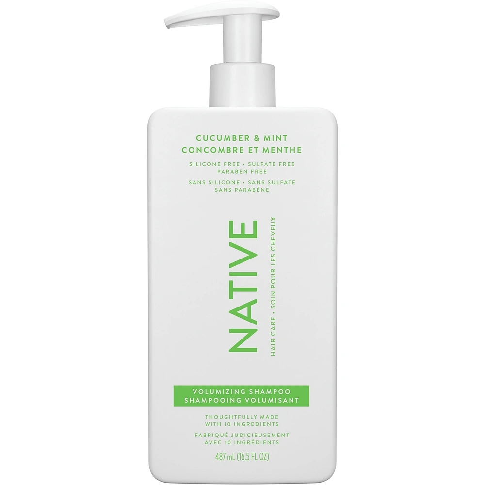 Shampooing volumisant Native Concombre et menthe