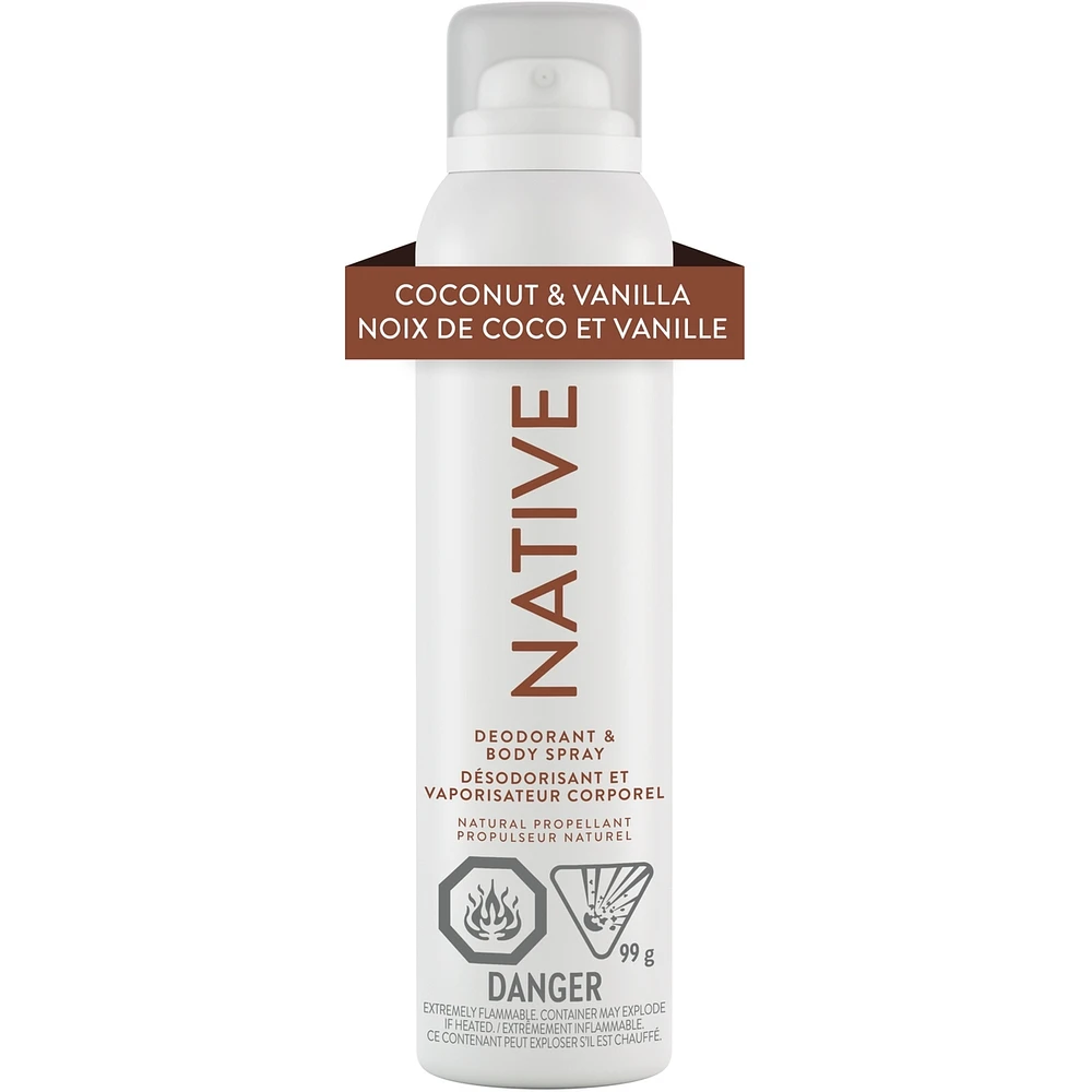 Aerosol-Free Spray Deodorant, Coconut & Vanilla