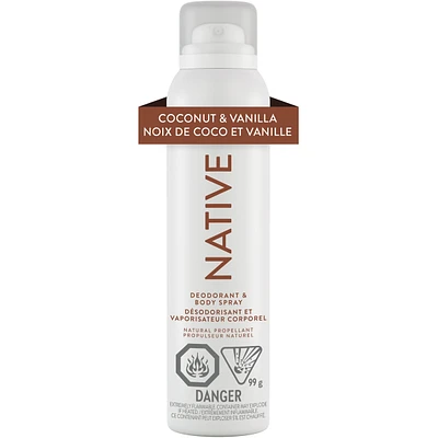 Aerosol-Free Spray Deodorant, Coconut & Vanilla