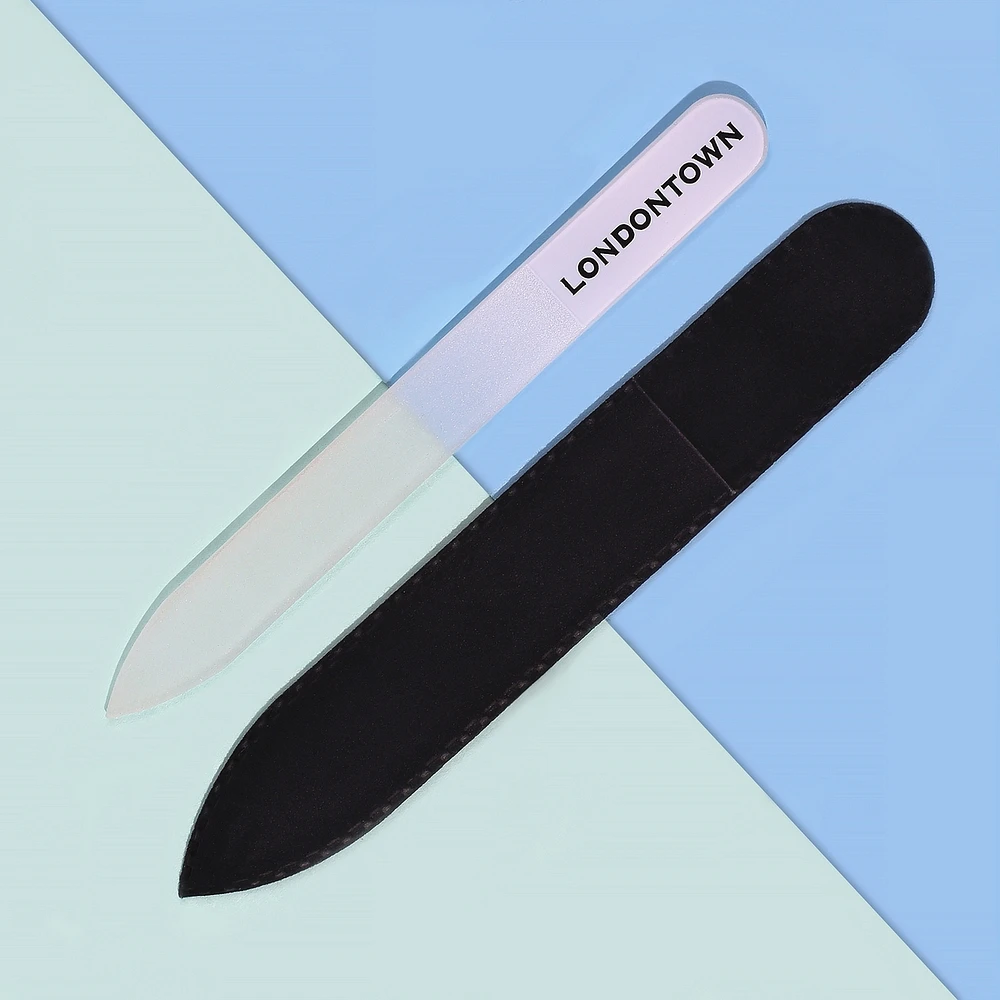 White Glass Nail File