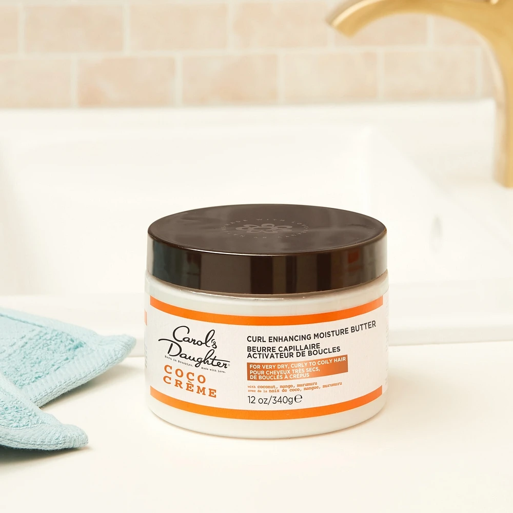 Coco Creme Masque capillaire hydratant et revitalisant profond à l'huile de noix de coco et au beurre de mangue