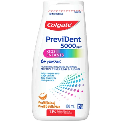 Colgate* PreviDent* Sensitive Toothpaste Mild Mint (1.1% Sodium Fluoride), 100 ml