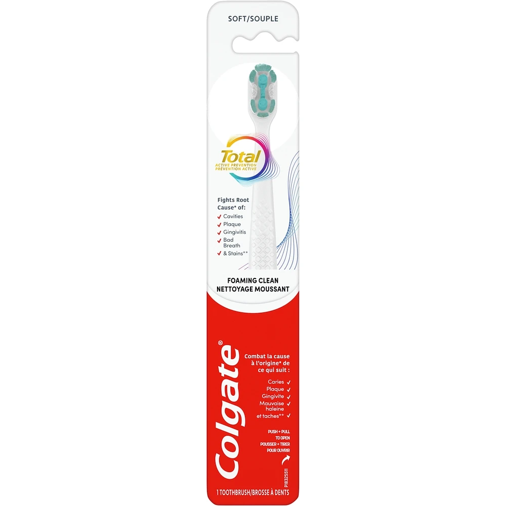 Total Active Prevention Brosse à Dents Souple et Moussante