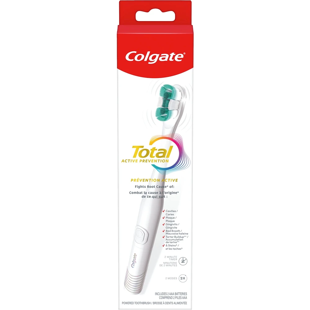 Total Brosse à Dents à Piles, Blanche