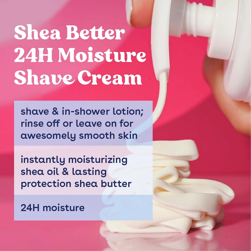 Shea Better Travel Size Shaving Cream, Pomegranate Raspberry