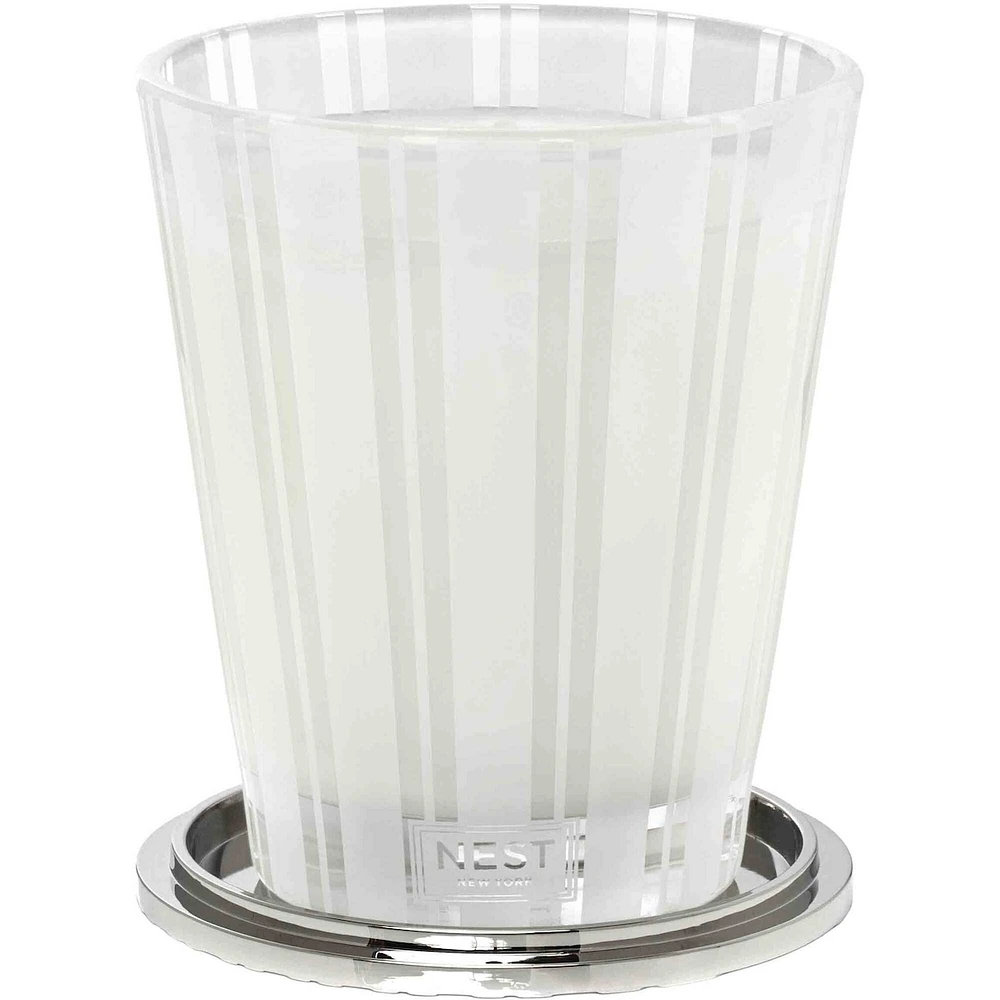 Couvercle de bougie classique collection argent