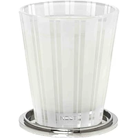 Couvercle de bougie classique collection argent