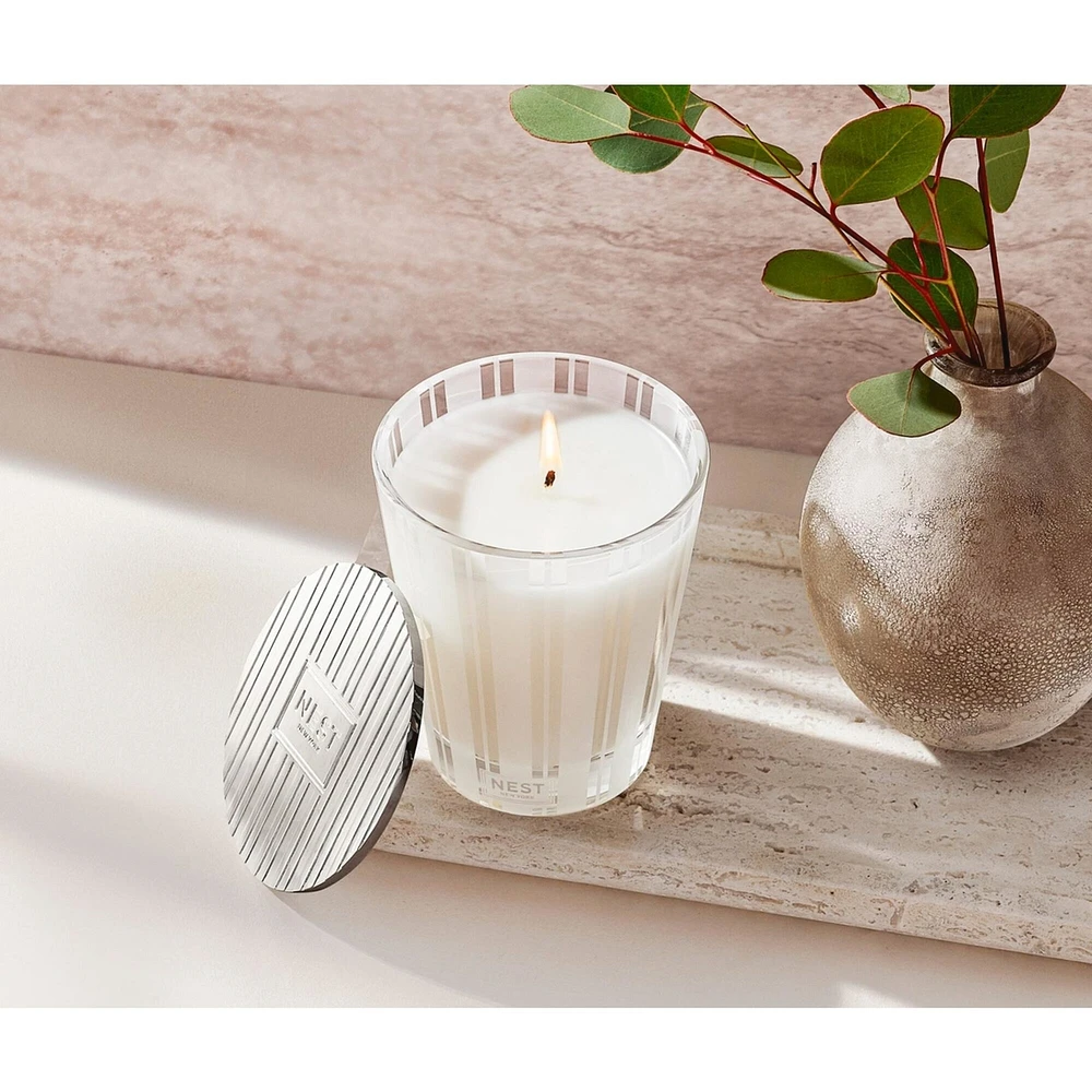 Couvercle de bougie classique collection argent