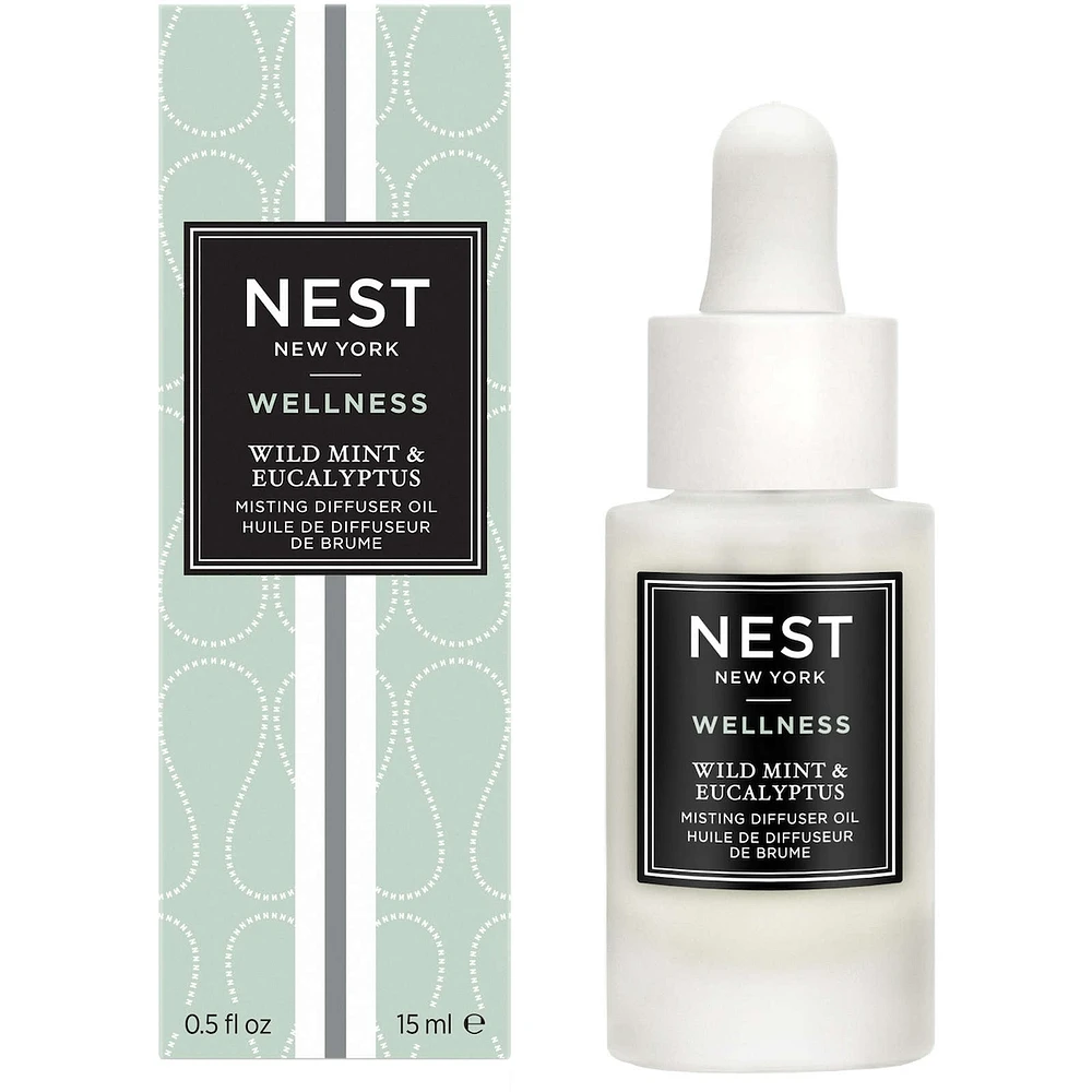Huile de diffuseur de brume Menthe sauvage et eucalyptus