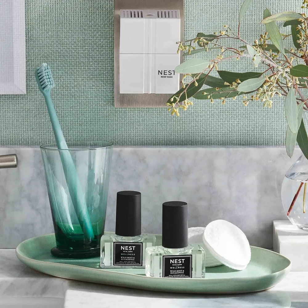 Cartouche de rechange pour diffuseur mural Menthe sauvage et eucalyptus