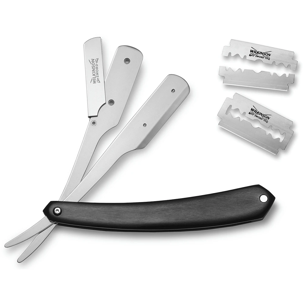 Wilkinson Sword Classic Straight Razor, with 5 Razor Blades