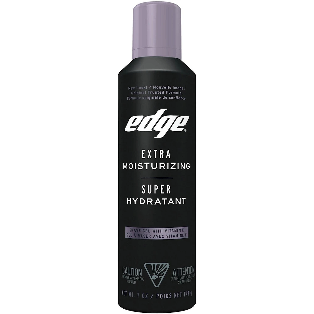 Gel à raser super hydratant pour hommes de marque Edge