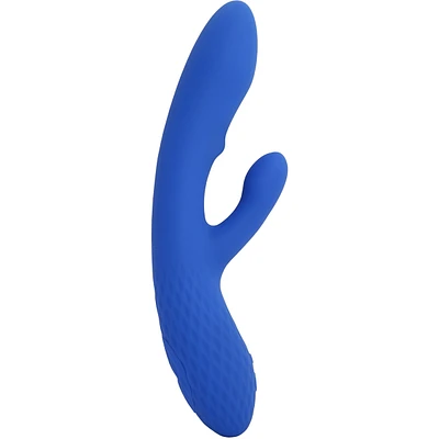Vibromasseur lapin double de luxe pour femmes avec perle de massage. Fabriqué en silicone sans danger pour le corps, entièrement étanche, rechargeable par USB. Double vibromasseur avec 10 niveaux de vibration.